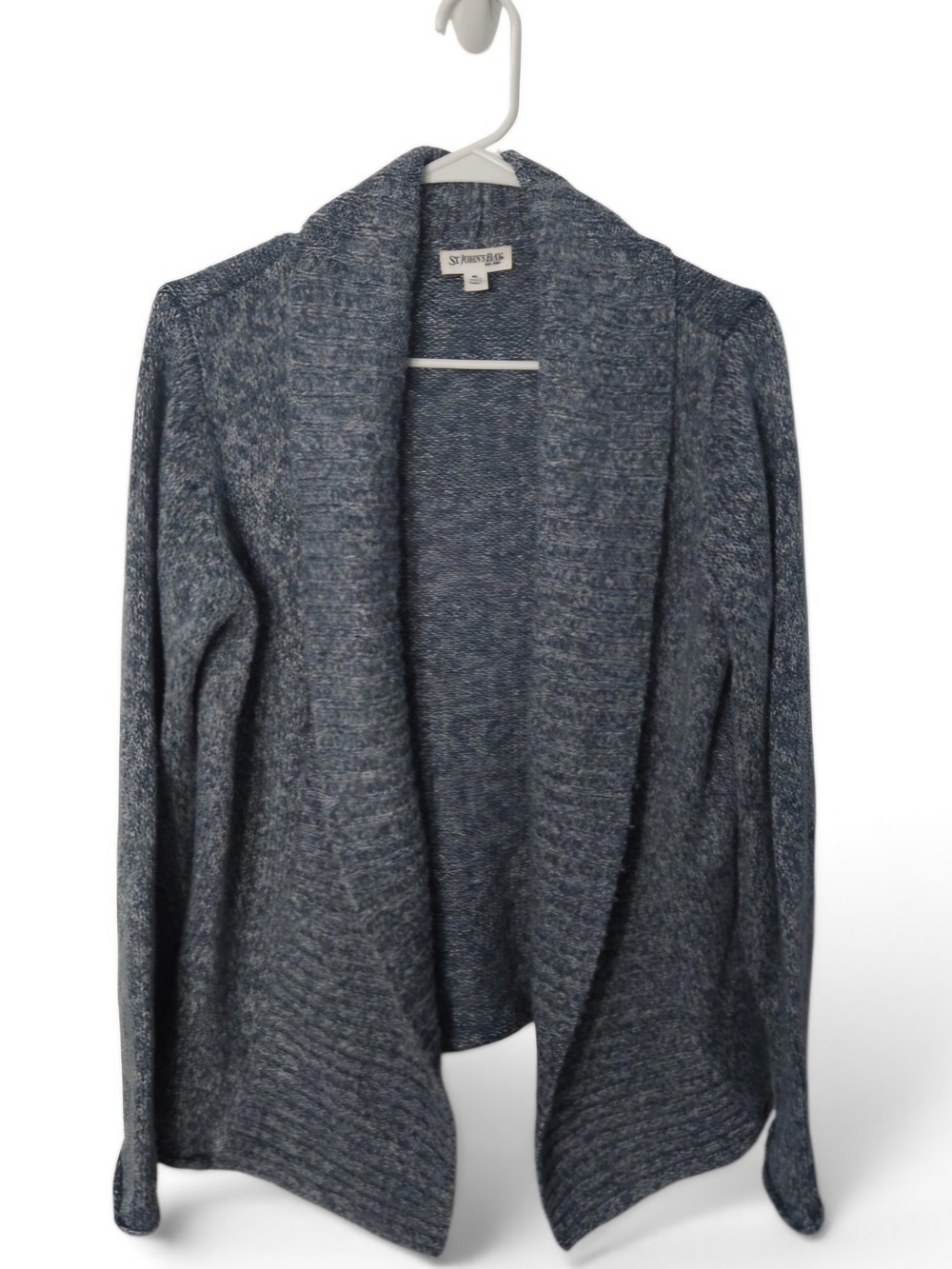 St. John's Bay Blue Open-Front Women's Cardigan Sweater